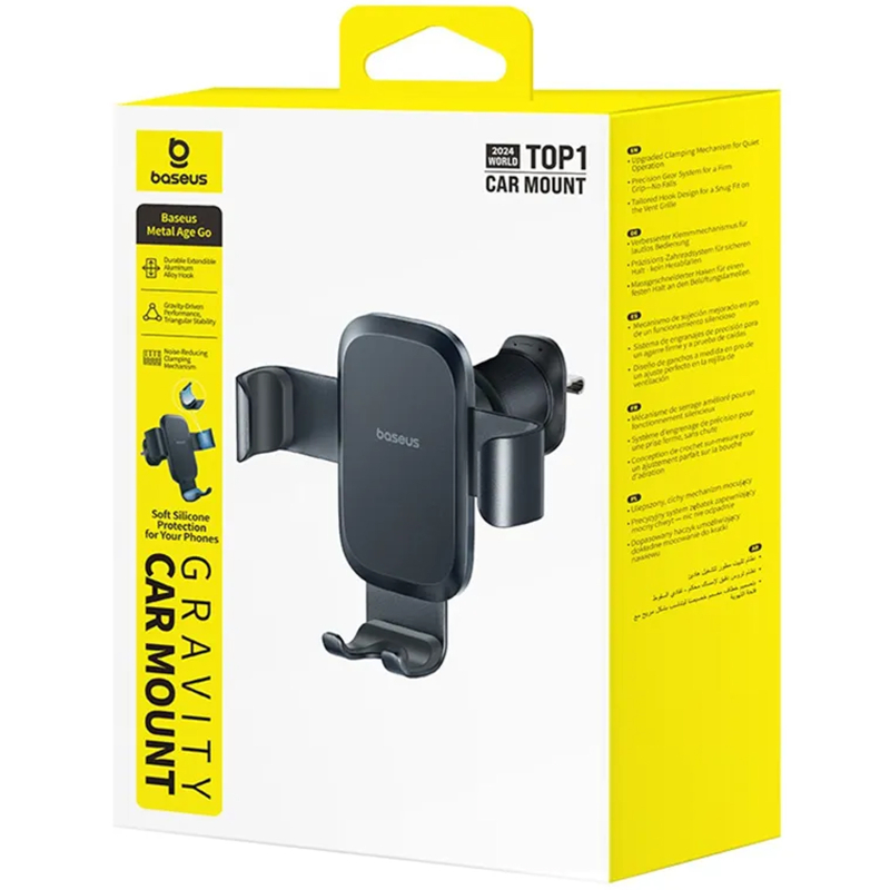 Автотримач Baseus Metal Age Go Gravity Car Mount (C4047870) - Зображення 3