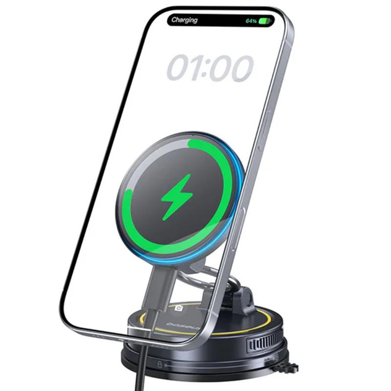 Автотримач з БЗП Baseus PrimeTrip VC2 Flex Pro Magnetic Wireless Charging (C0013F) - Зображення 4