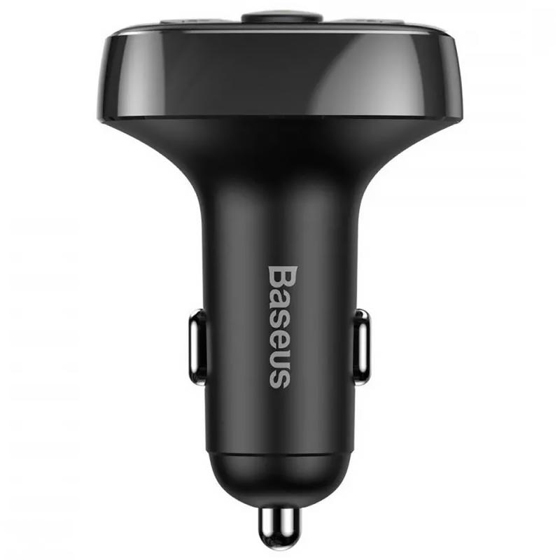 Автомобільний зарядний пристрій FM модулятор Baseus S-09A 10W (2USB-A) (CCMT) - Зображення 3