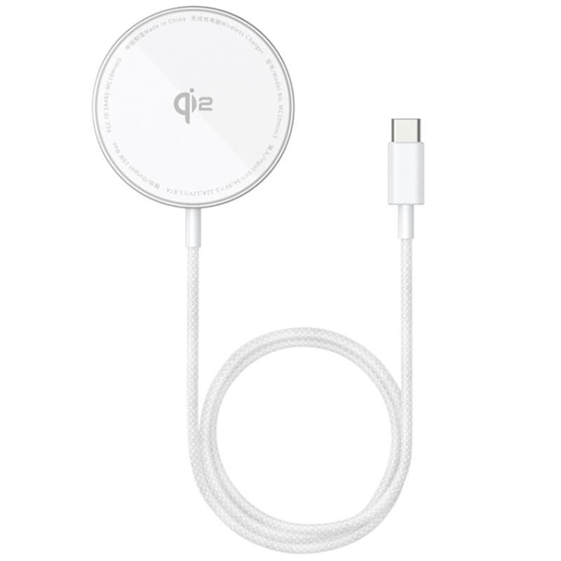 Бездротовий зарядний пристрій Baseus Simple Mini4 Air Magnetic Qi2 15W (P102782)