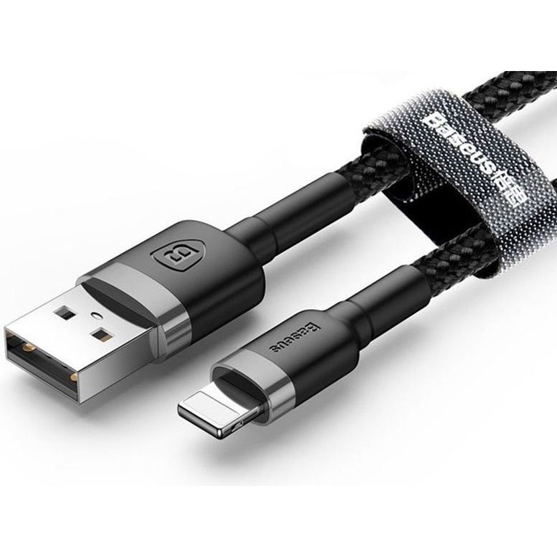 Дата кабель Baseus Cafule Type-C to Type-C PD2.0 60W (2m) (CATKLF-H) - Зображення 2