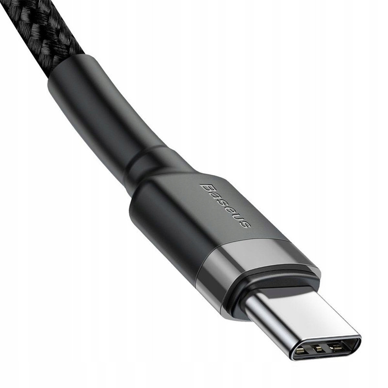 Дата кабель Baseus Cafule Type-C to Type-C PD2.0 60W (2m) (CATKLF-H) - Зображення 4