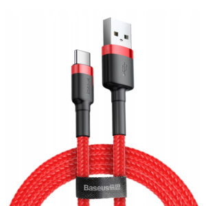 Дата кабель Baseus Cafule USB to Type-C Cable 3A (1m) (CATKLF-B)
