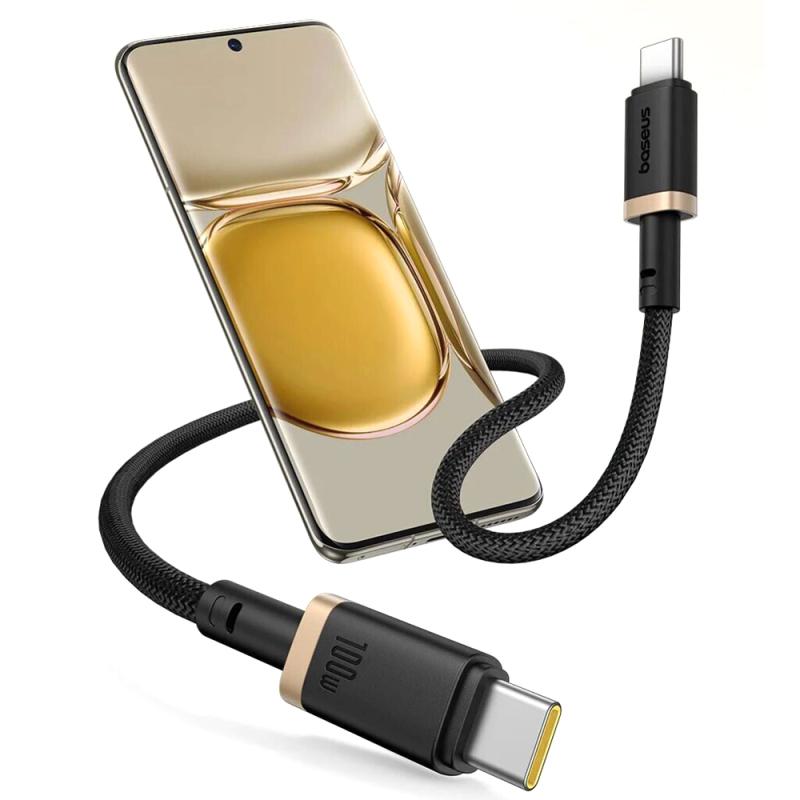 Дата кабель Baseus Dura Series Fast Charging Type-C to Type-C 100W (1m) (P10377803U01) - Зображення 3