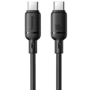 Дата кабель Baseus Silky Series OS Fast Charging Type-C to Type-C 100W (1m) (P10377704)