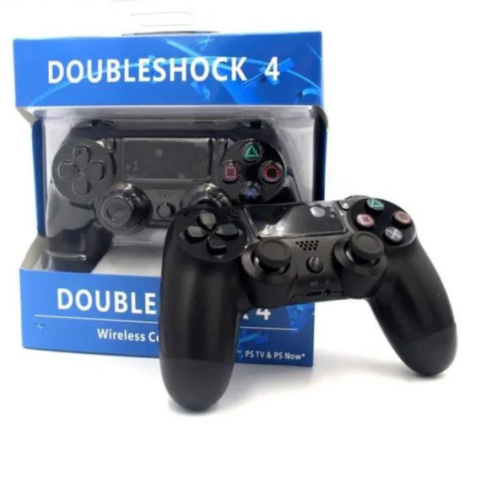Джойстик DOUBLESHOCK для PS 4, бездротовий ігровий геймпад PS4/PC акумуляторний джойстик Black - Зображення 6