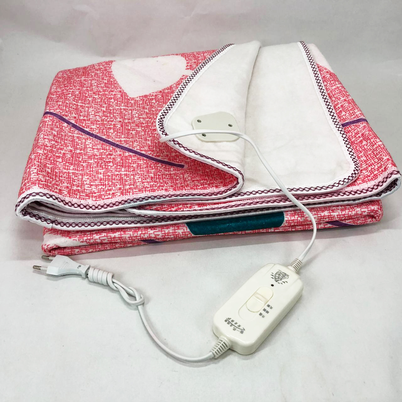 Електропростирадло електричне простирадло з підігрівом Electric Blanket 170х150см серця - Зображення 2
