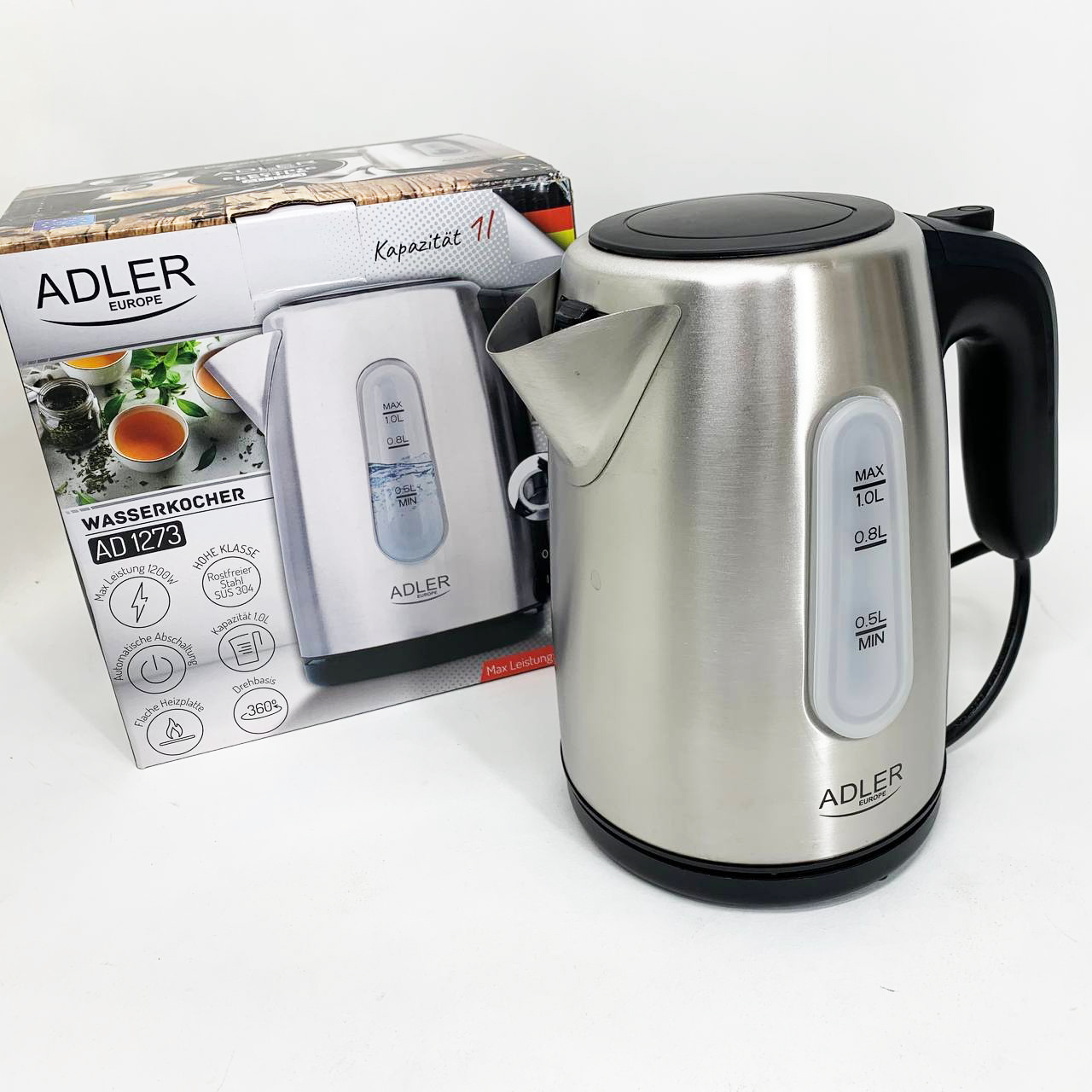 Електрочайник Adler AD 1273 1л - Зображення 4