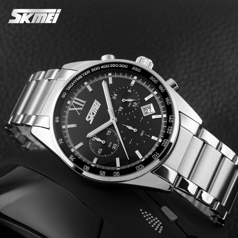 Годинник наручний чоловічий SKMEI 9096BK - Зображення 2