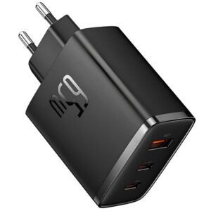 Мережевий зарядний пристрій Baseus Cube Pro Fast Charger PD65W (1USB-A/2C) (P10111404)