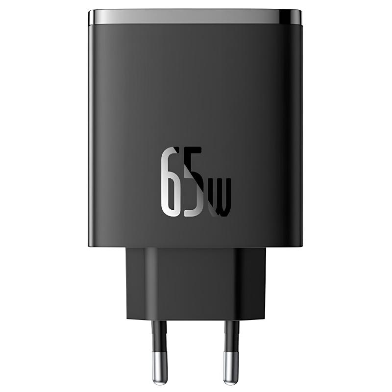 Мережевий зарядний пристрій Baseus Cube Pro Fast Charger PD65W (1USB-A/2C) (P10111404) - Зображення 2