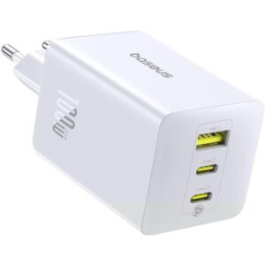 Мережевий зарядний пристрій Baseus EnerFill FE11 Fast Charger PD100W+QC3.0 (1USB-A/2C) (P101821)