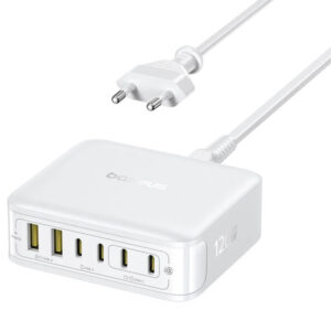 Мережевий зарядний пристрій Baseus EnerFill FH21 PD120W+QC3.0 6in1 (2USB-A/4C) (E0120T)