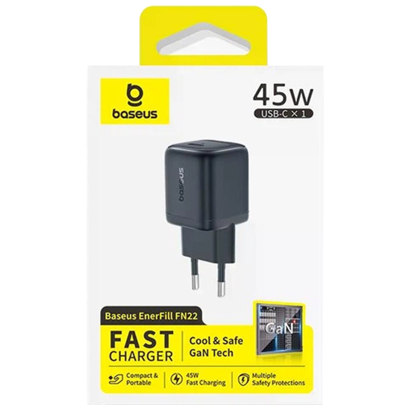 Мережевий зарядний пристрій Baseus EnerFill FN22 Fast Charger PD45W (1USB-C) (E01233) - Зображення 2