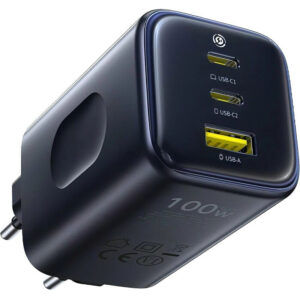 Мережевий зарядний пристрій Baseus PicoGo AE11 Fast Charger 100W (1USB-A/2C) (E01214)