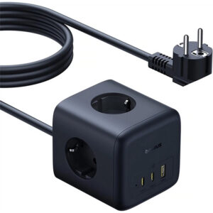 Подовжувач Baseus EnerFill FA11 PD67W+QC3.0 (1USB-A/2C/2Socket) (1.5m) (EFMF67)