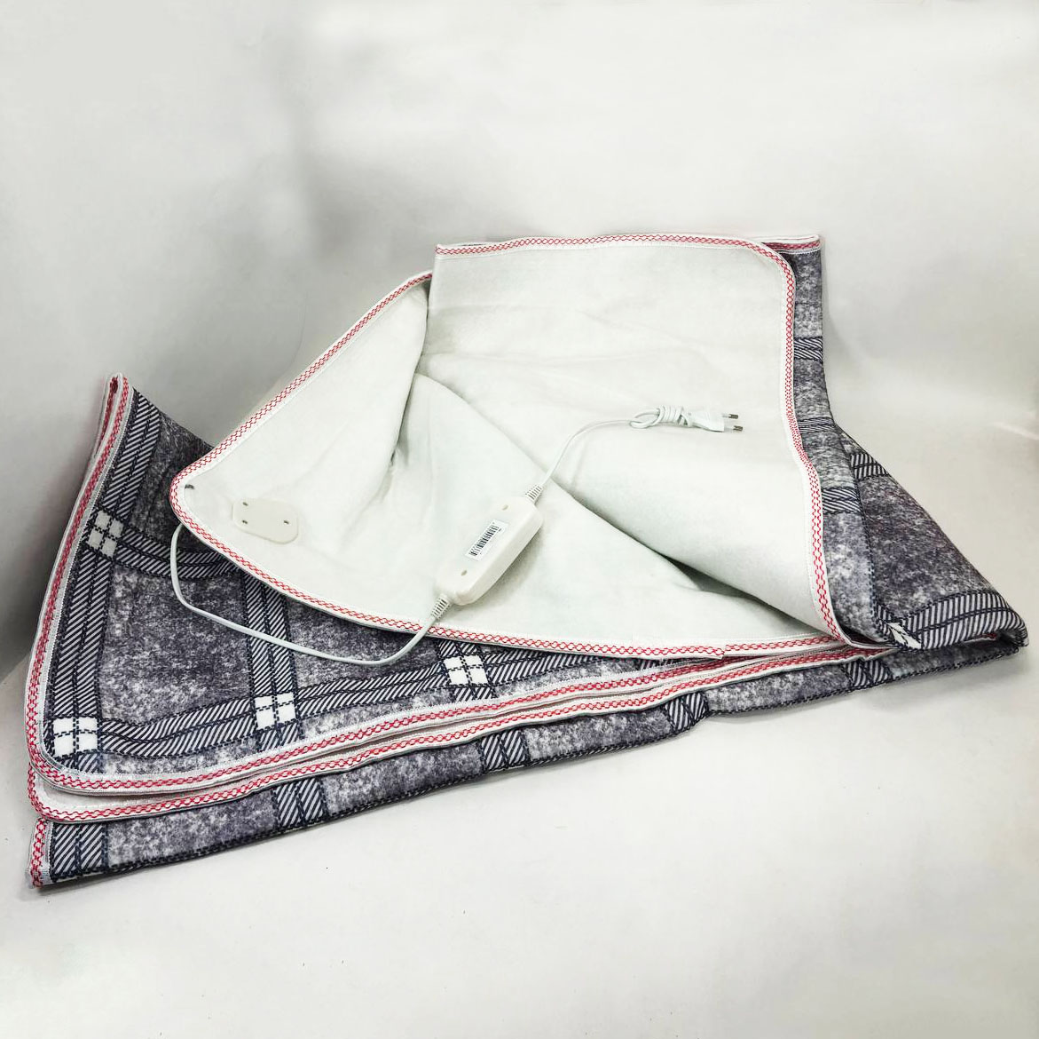 Електропростирадло електричне простирадло з підігрівом Electric Blanket 70х150см Gray - Зображення 2